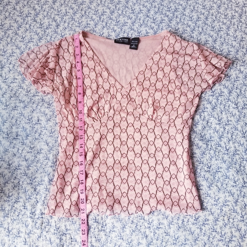 New York & Company Slit Sleeve Top